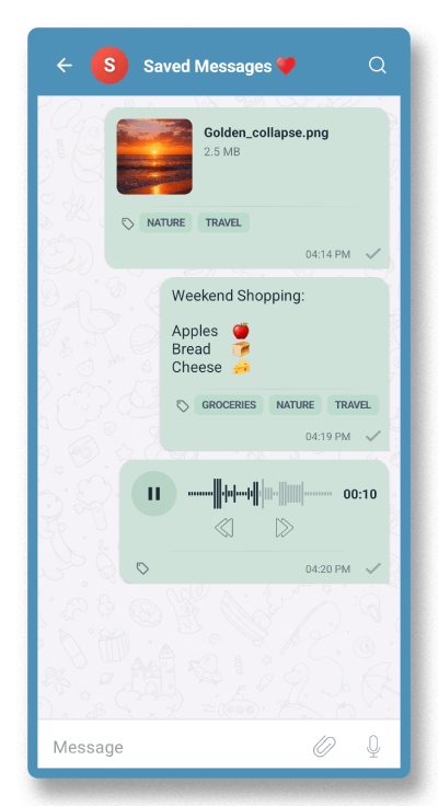 SavedVault App Screenshot